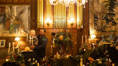 Christmas in the Dining Room at Kingston Lacy